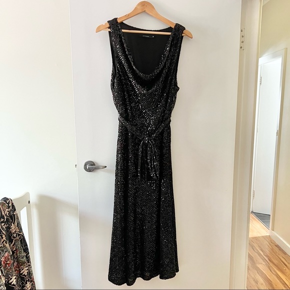 Portmans Sequin Dress blue Dresses Images 2022